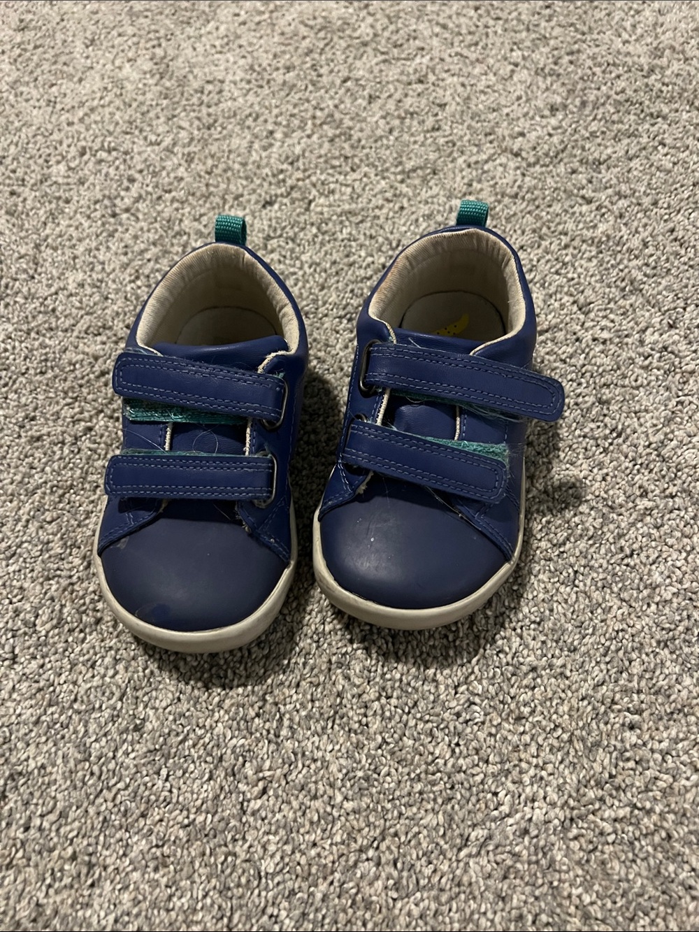 Toddler Navy Blue Velcro Walker Shoes